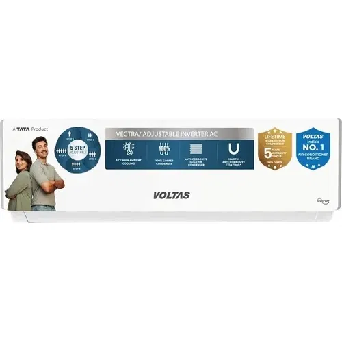 Voltas 245INV Vectra Plush 2 Ton 5 Star Inverter Split AC Front