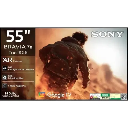 Sony Bravia 7 II K-55XR70M2 55 inch (139 cm) Ultra HD 4K Smart RGB LED Front