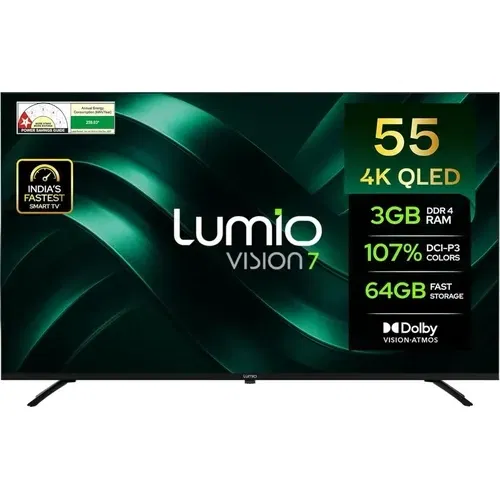 Lumio Vision 7 FTW3-ADSJ 2026 55 inch (139 cm) Ultra HD 4K Smart QLED Front