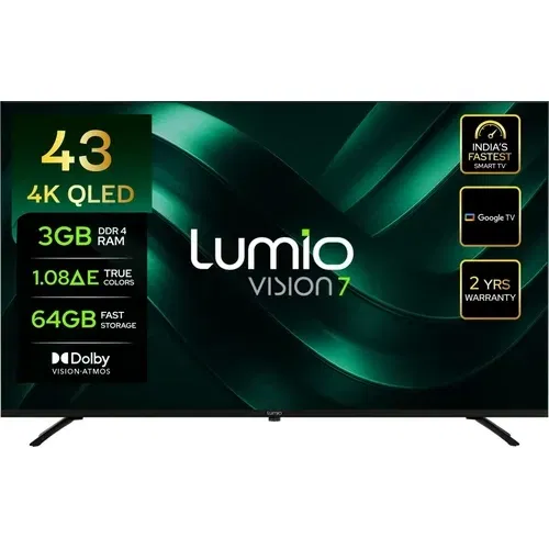 Lumio Vision 7 FTW1-ADSJ 2026 43 inch (109 cm) Ultra HD 4K Smart QLED Front