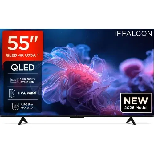 iFFALCON 55U75A 55 inch (139 cm) Ultra HD 4K Smart QLED Front