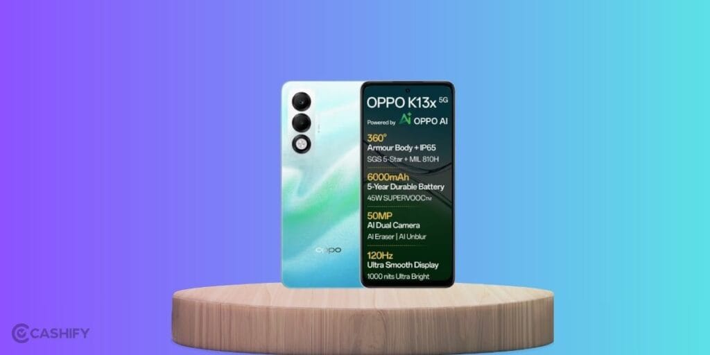 OPPO K13x is one of the best OPPO phones under 15000