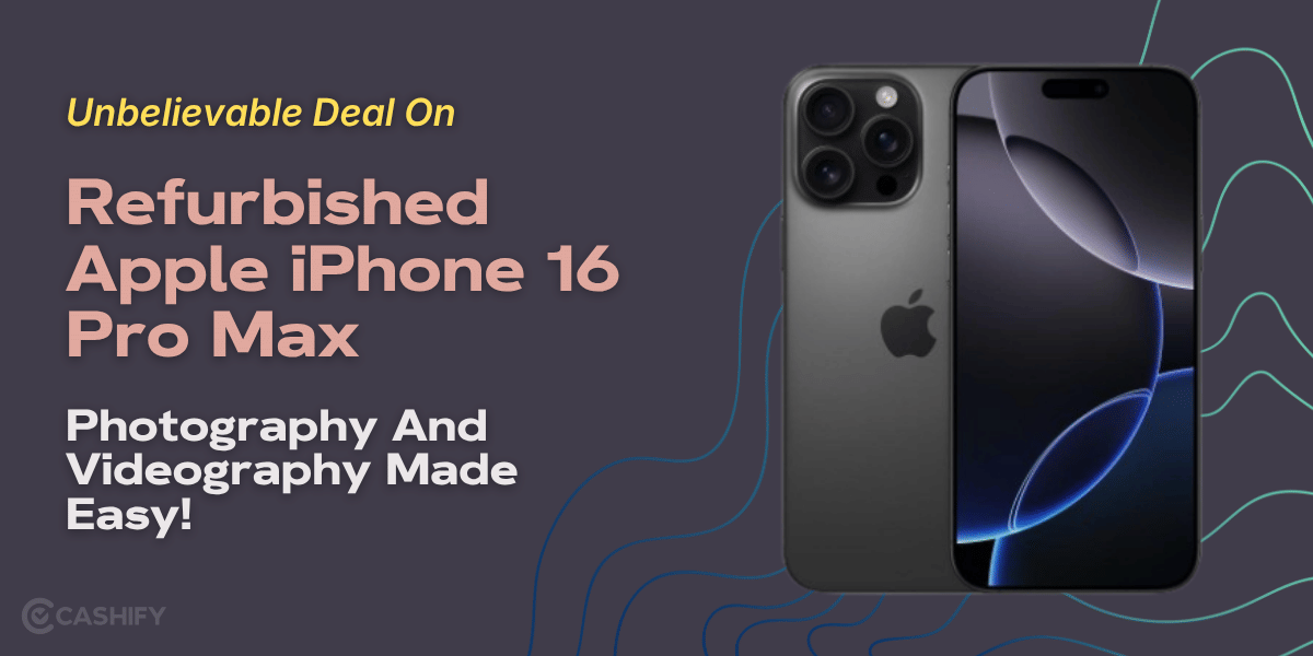 Deal On Refurbished Apple iPhone 16 Pro Max: Photography And Videography Made Easy!