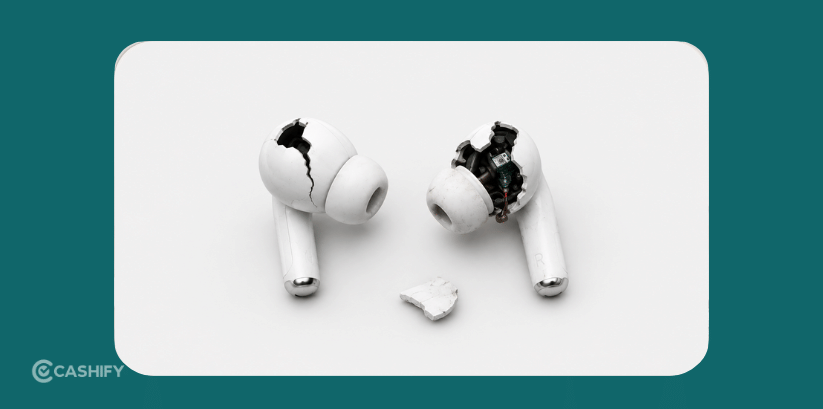 broken earbuds