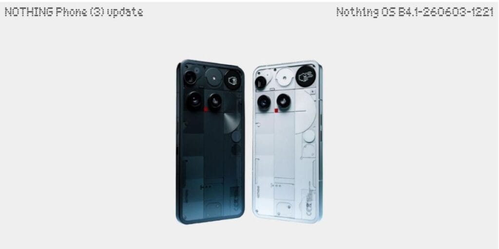 nothing phone 3 os 4.1 update