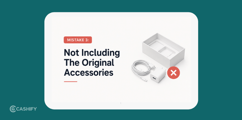 Not Including The Original Accessories: selling old earbuds mistakes
