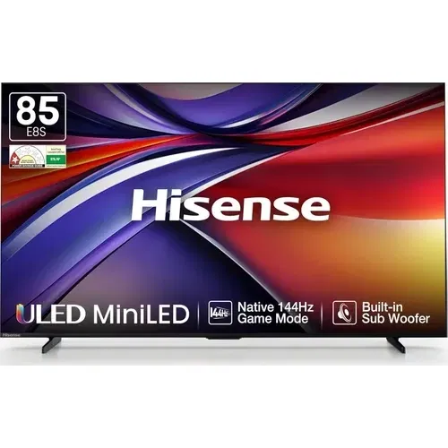 Hisense 85E8S 85 inch (215 cm) Ultra HD 4K Smart Mini LED Front