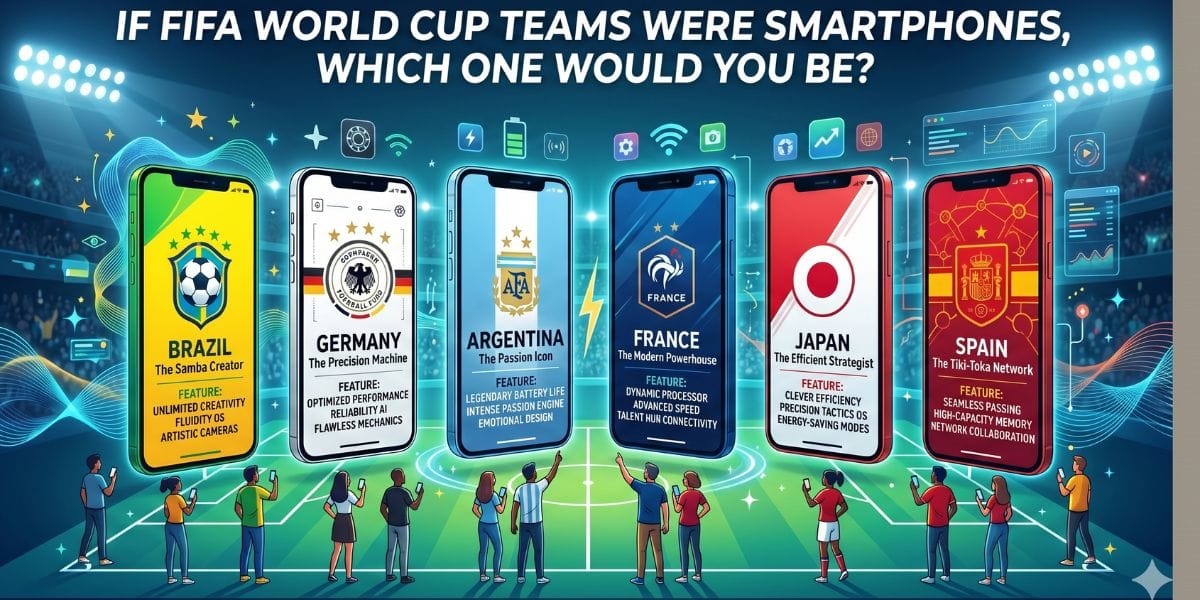 If FIFA World Cup Teams Were Smartphones, Which One Would You Be?