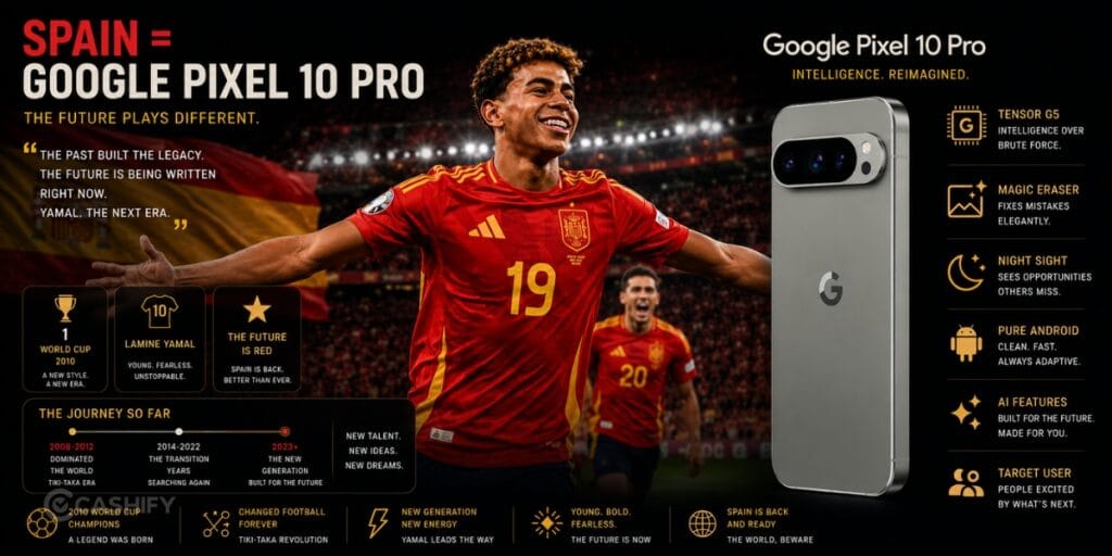 Spain = Google Pixel 10 Pro