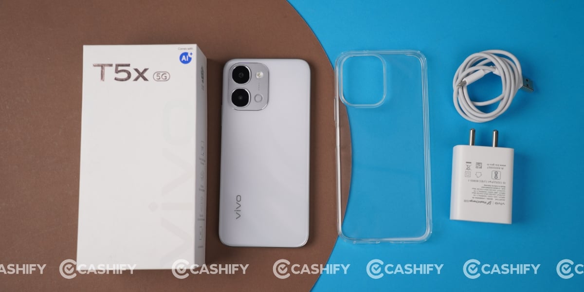 Vivo T5x box content