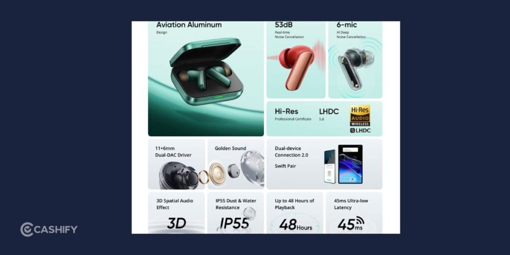 realme buds air 7 pro specs