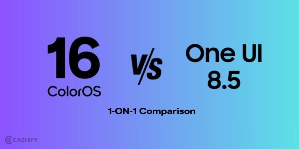 1 on 1 comparison of color os 16 and one ui 8.5