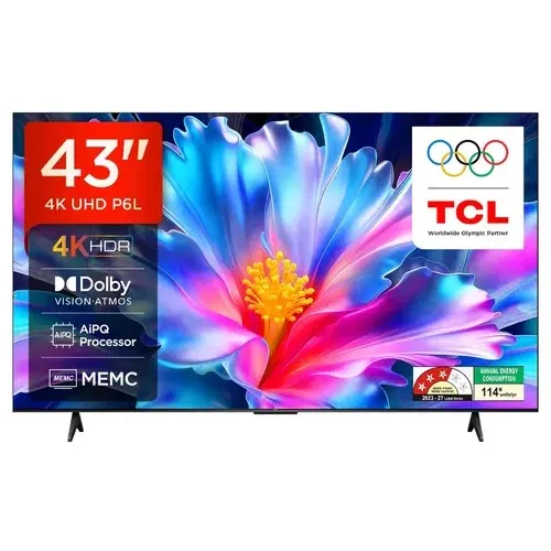TCL 43P6L 43 inch (109 cm) LED 4K Front