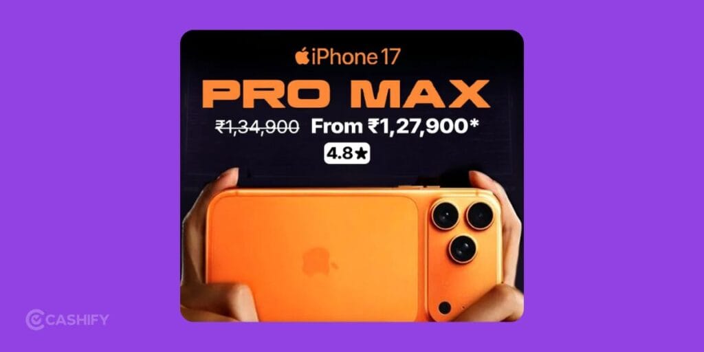 Apple iPhone 17 Pro Max From Rs. 1,27,900