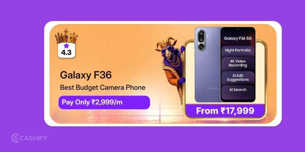 Samsung Galaxy F36 From Rs. 17,999
