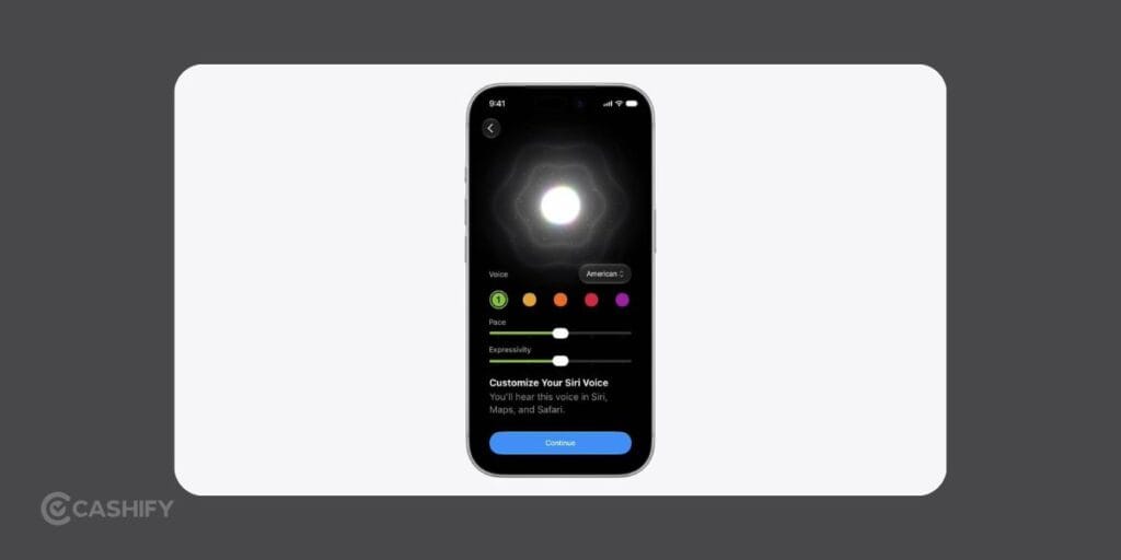 Siri AI Voice Customisation feature