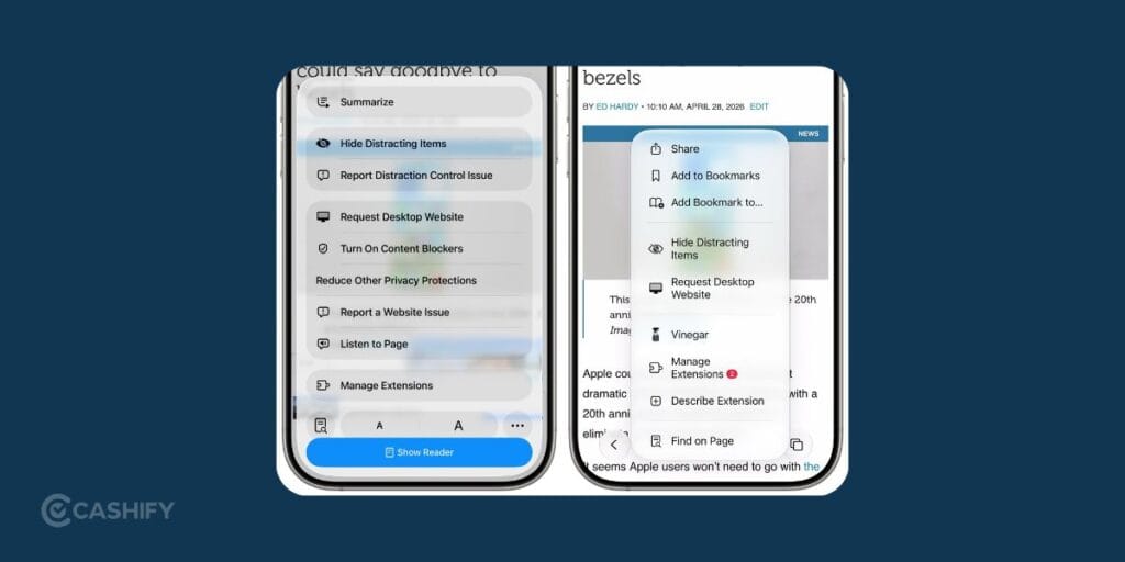 iOS 27 Beta 3 features Safari