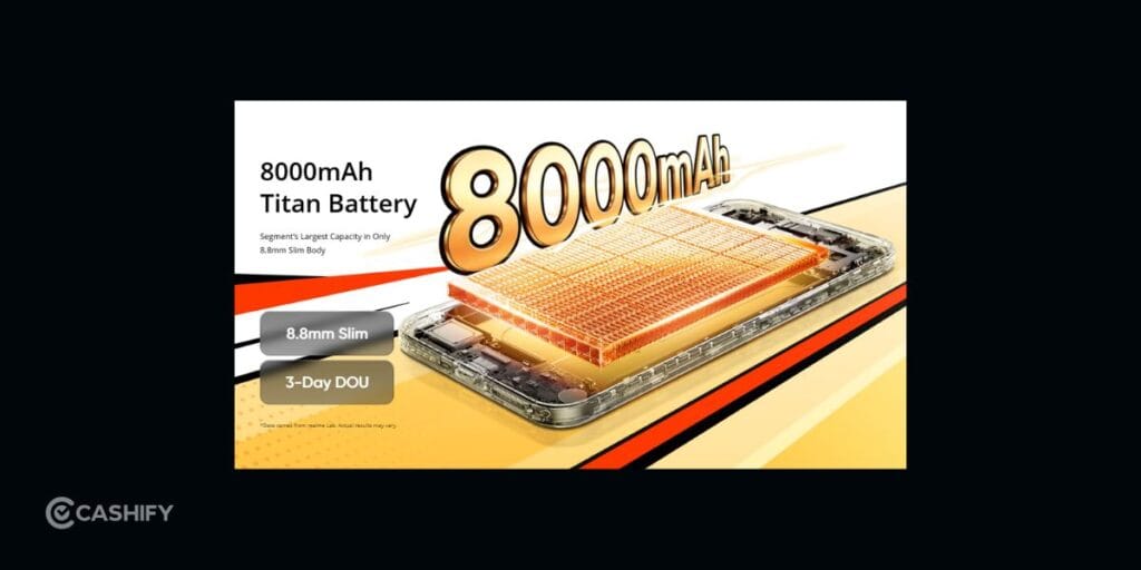 realme narzo 100x battery