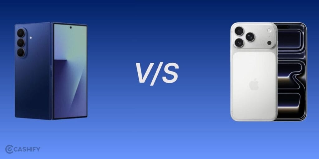 comparison between galaxy z fold 8 and iphone 17 pro max