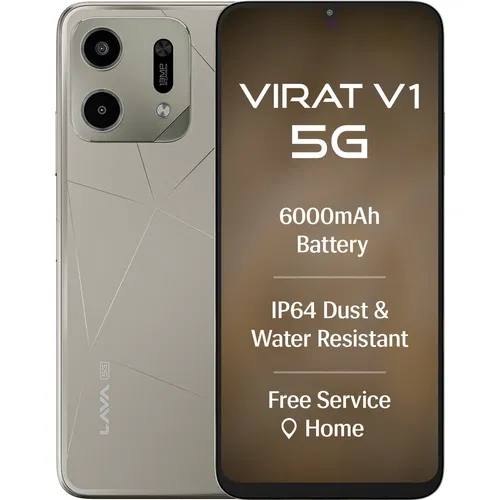 Lava Virat V1 5G Front And Back