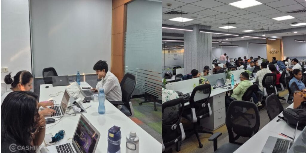 Cashify employees using refurbished devices