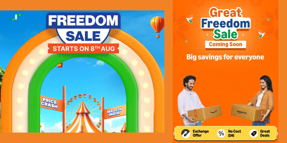 Amazon, Flipkart Freedom Sale Dates Announced On Aug 7-8: Huge Offers Await