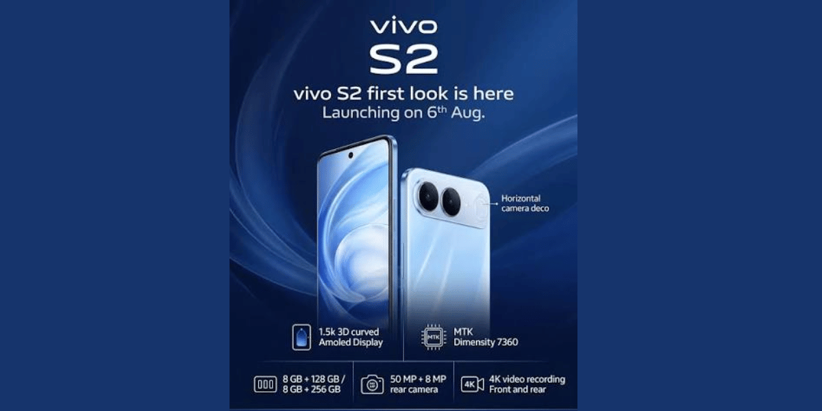 Vivo S2 Teased With “Flagship Inspired Design” Ahead Of India Launch