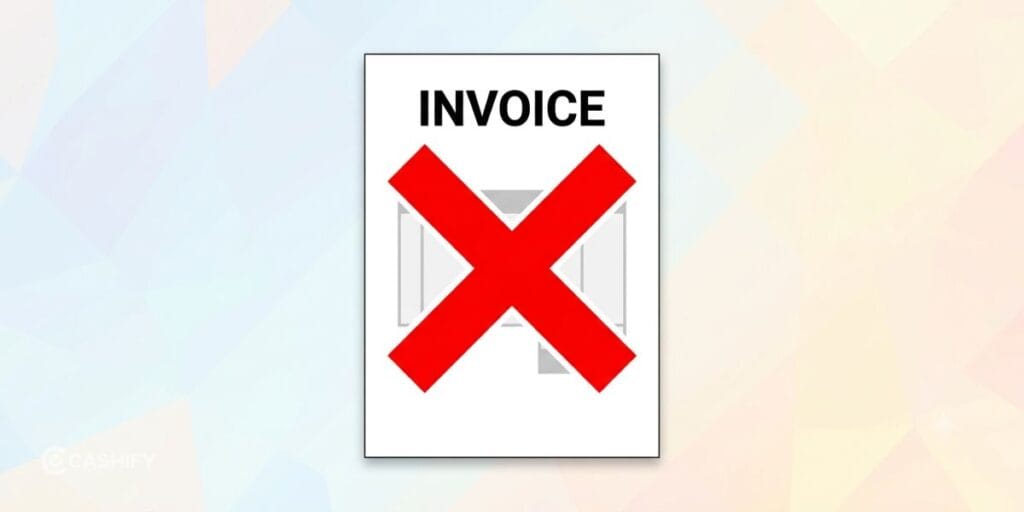 selling phone without invoice