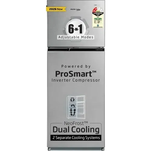 Voltas Beko RFF280C/2WPXIR0I0000GOP 243 Ltr 2 Star Double Door Front