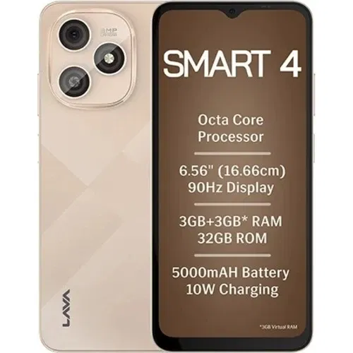Lava Smart 4 4G Front And Back