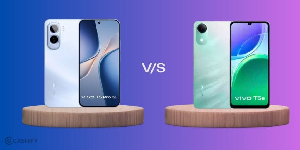vivo t5 pro vs vivo t5e
