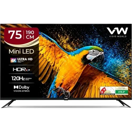 VW Pro Series VW75GQ2 75 inch (190 cm) Ultra HD 4K Smart Mini LED Front