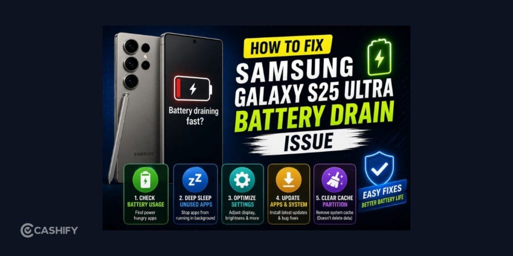fix samsung galaxy s25 ultra battery draining fast
