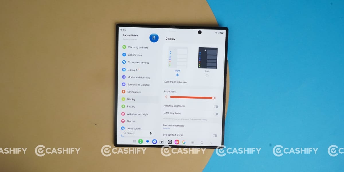 Samsung Galaxy Z Fold8 Ultra display