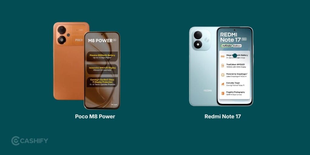 Redmi Note 17 Vs Poco M8 Power
