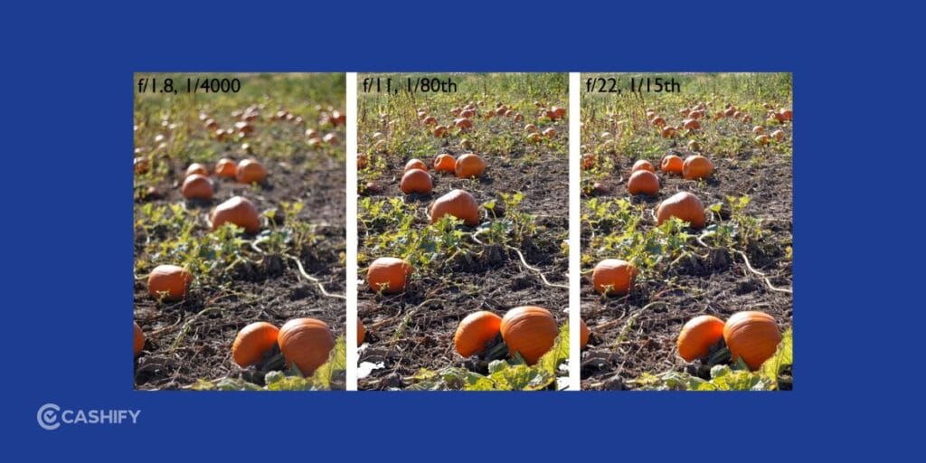 f/8 camera settings