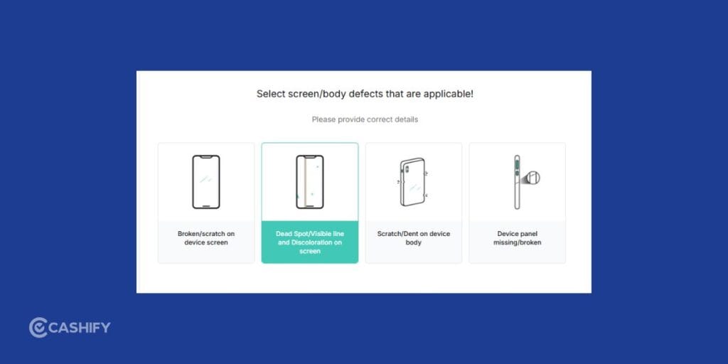 sell oneplus phone with green line issue on Cashify