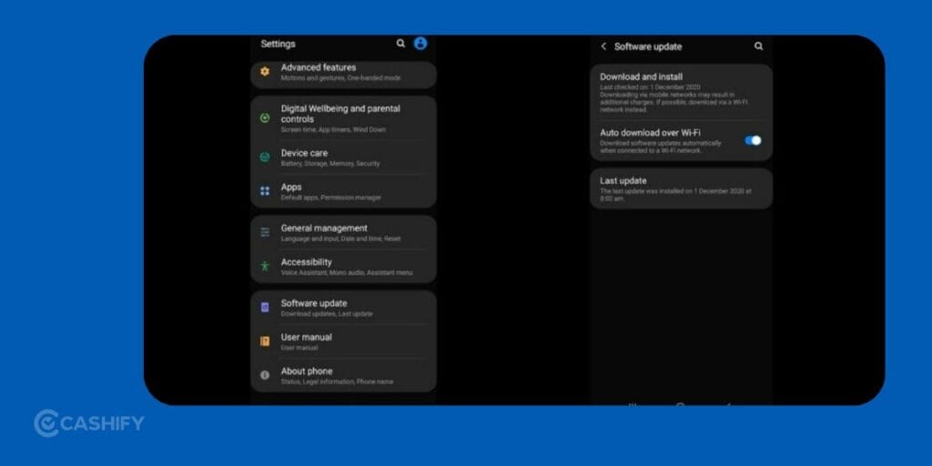 Update Your Android when YouTube not work­ing on Android