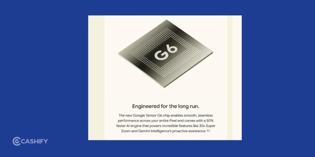 tensor g6 chipset