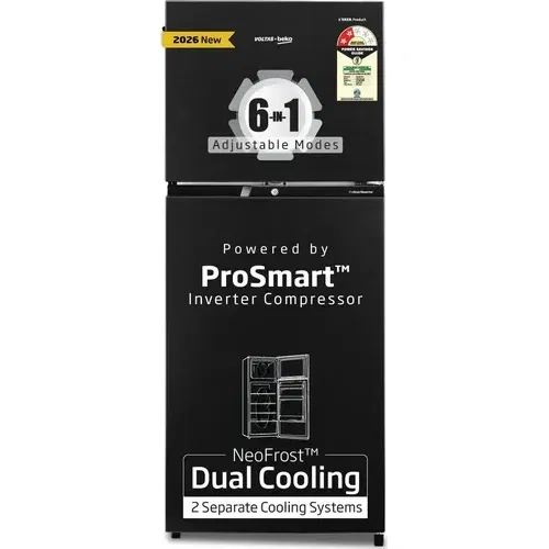 Voltas Beko RFF334C/2WPV100RXBD 283 Ltr 2 Star Double Door Front