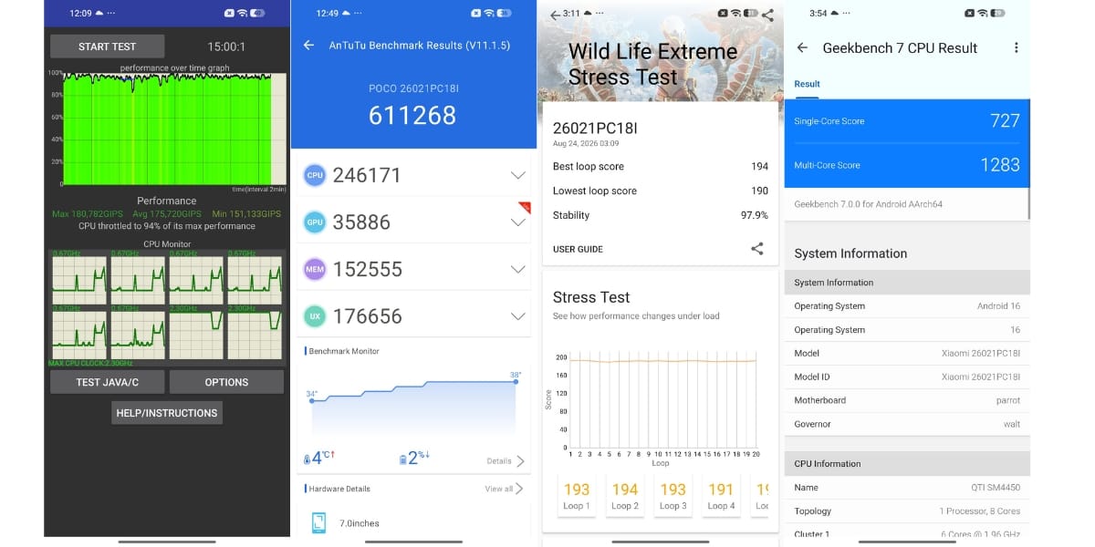 POCO M8 Power 5G benchmarks