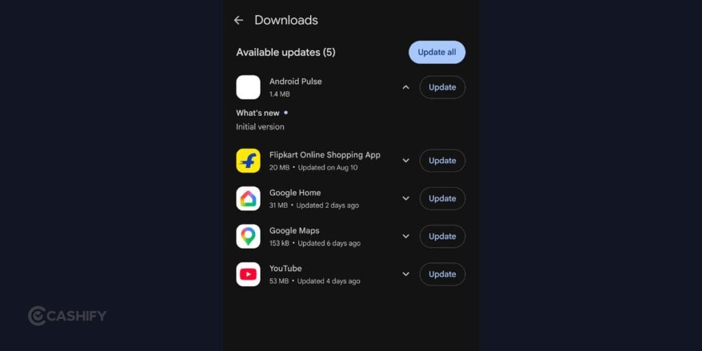 android pulse app