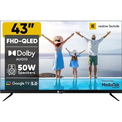 Realme TechLife 43FHDGQRGHMQ 43 inch (109 cm) Full HD Smart QLED Front