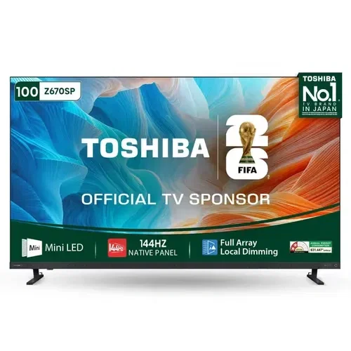 Toshiba 100Z670SP 100 inch (254 cm) Mini LED 4K Front
