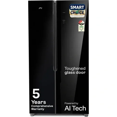 Godrej RS EONVELVET 580C RID GL BK 540 Ltr Side by Side Door Front