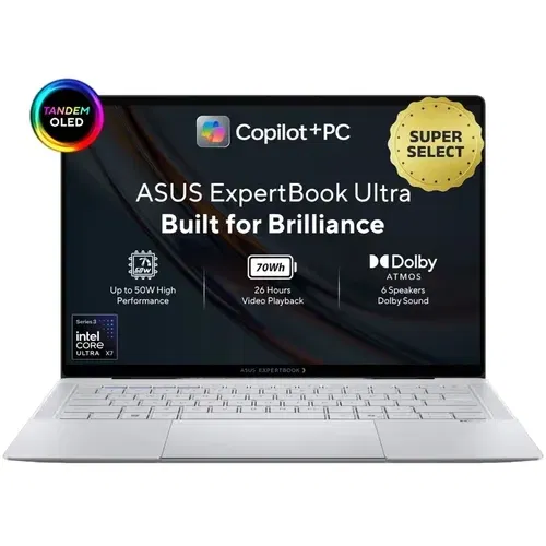 Asus ExpertBook B9406CAA TH0934WS Core Ultra X7 64 GB 2 TB SSD Windows 11 Front