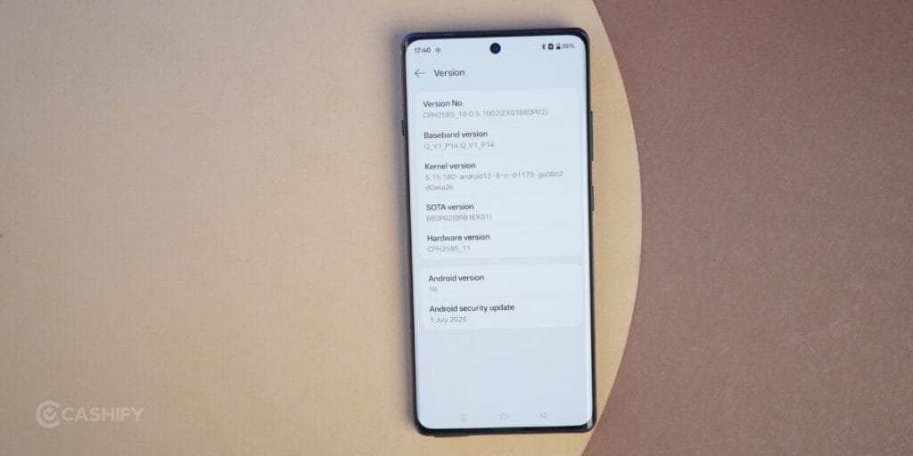 OnePlus setting