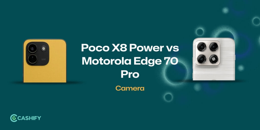Poco X8 Power vs Moto Edge 70 Pro: camera