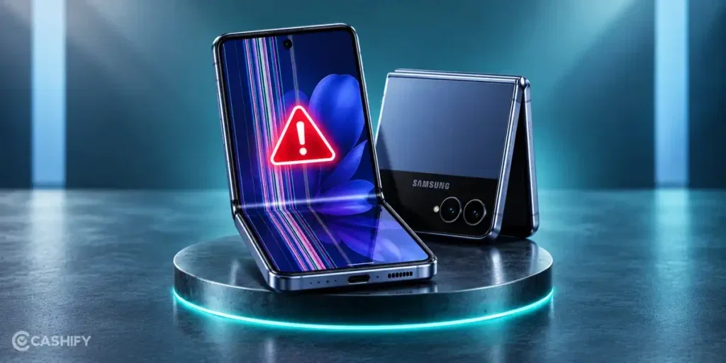 Samsung Galaxy Z Flip 7 display issue