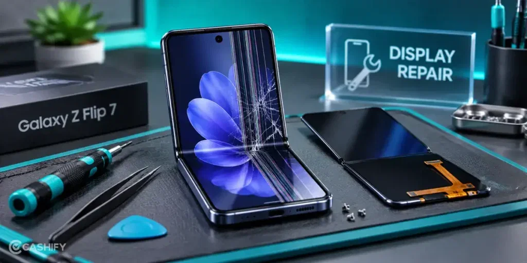Samsung Galaxy Z Flip 7 display issue
